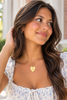 Delta Phi Epsilon - Heart Tag Necklace