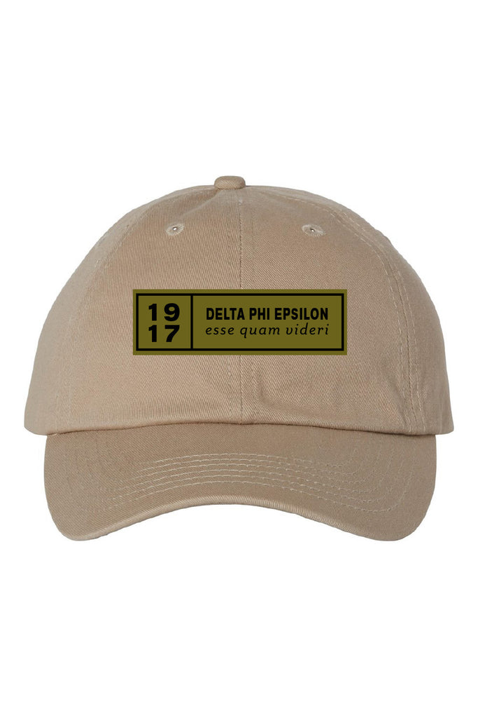 Khaki Patch Hat