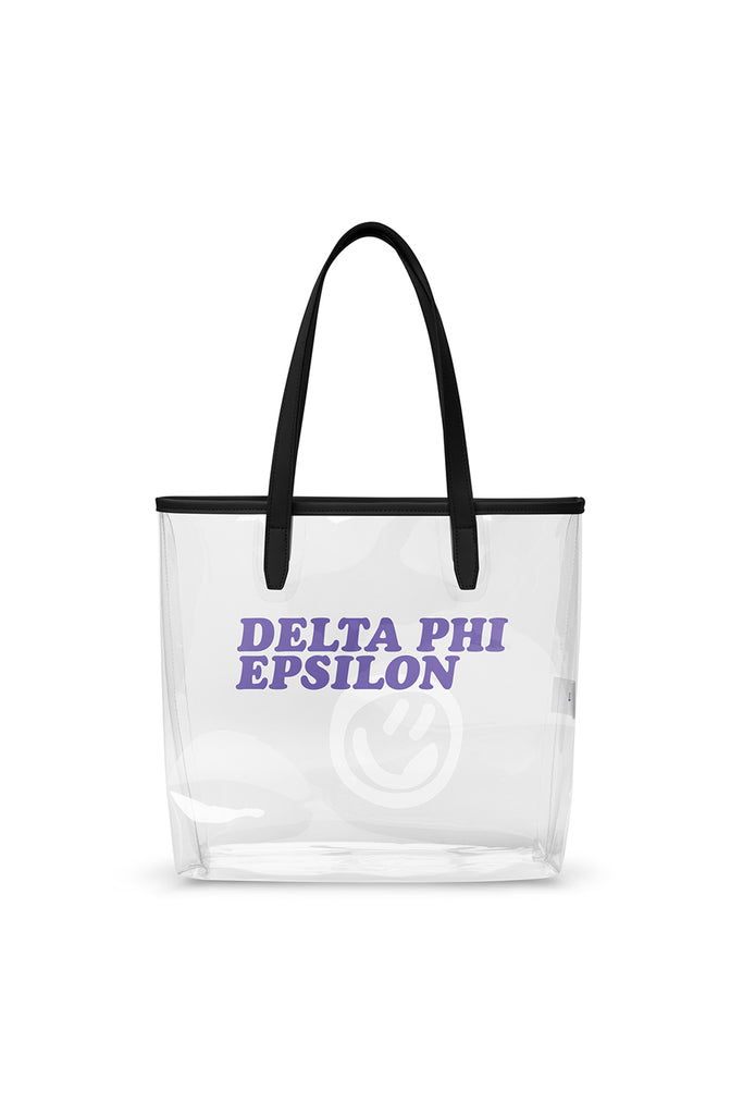 Clear tote bag