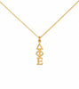 Gold Lavaliere Necklace