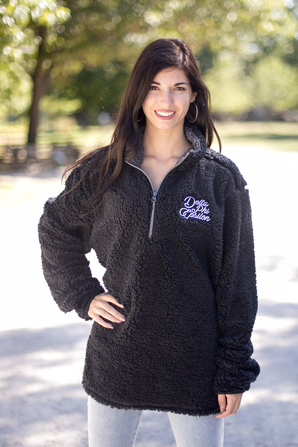 Black Sherpa 1/4 Zip