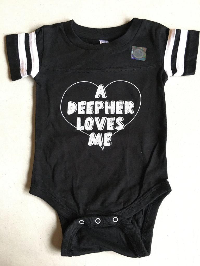 A Deepher Loves Me Onesie